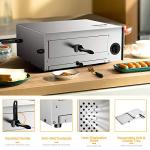 Stainless Steel Electric Pizza Oven with Tray