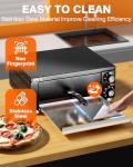 PYY Indoor Electric Pizza Oven with Timer