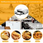 Stainless Steel Electric Pizza Oven with Tray