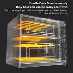 Double Deck Electric Pizza Oven with Pizza Stone
