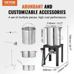VEVOR 30-qt Turkey Deep Fryer & Seafood Kit