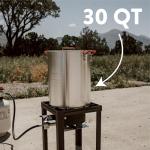 GasOne 30QT Turkey Fryer & 10QT Fish Fryer Set