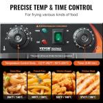 VEVOR Dual Tank Electric Deep Fryer 3000W