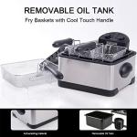 Secura 1700W Stainless Steel Electric Deep Fryer