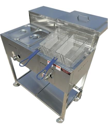 Gas Shark Deep Fryer Cart