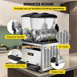 VEVOR 15L Commercial Slushy Machine for Drinks