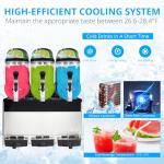 GarveeHome 15L Triple Bowl Slushy Machine