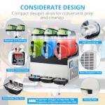 GarveeHome 15L Triple Bowl Slushy Machine