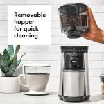 OXO Brew Silver Conical Burr Coffee Grinder