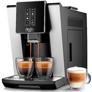 Zulay Automatic Espresso Machine with Grinder & Frother