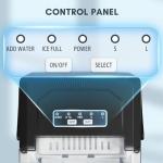 ZAFRO Portable Countertop Ice Maker - Black