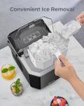 Portable Ice Maker with Self-Cleaning Feature