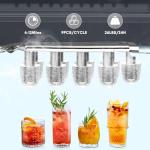 ZAFRO Portable Countertop Ice Maker - Black