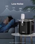 Portable Ice Maker with Self-Cleaning Feature