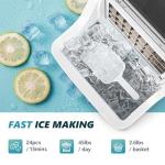 EUHOMY Portable Ice Cube Maker for Home & Office
