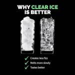 Luma Comfort Portable Clear Ice Cube Maker