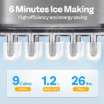 VIVOHOME Compact Automatic Ice Cube Maker Machine