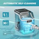 EUHOMY Portable Ice Cube Maker for Home & Office