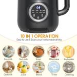 10-in-1 Nut Milk Maker and Blender (Black)