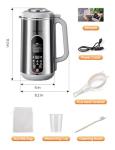 KIDISLE 8-in-1 Nut Milk Maker - 42oz