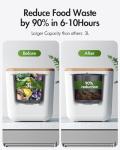 iDOO Indoor Electric Composter with Carbon Filter
