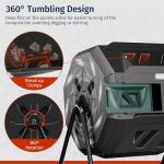 EAST OAK 43-Gal Dual Chamber Compost Tumbler