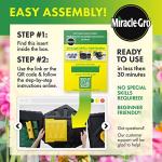 Miracle-Gro Heavy-Duty Dual Chamber Compost Tumbler