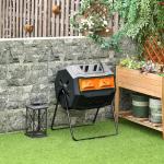 Hourleey 43 Gallon Dual Chamber Compost Bin