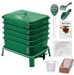 Blütezeit 5-Tray Worm Compost Bin for Food Waste