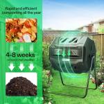 VIVOSUN 43 Gallon Dual Rotating Outdoor Composter