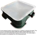 Vermihut Plus 5 Tray Worm Composter - Dark Green