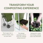 Large Indoor/Outdoor Worm Composter for Gardens