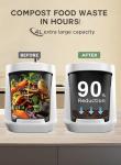 Compost Bin Electric 4L for Indoor Kitchen Use