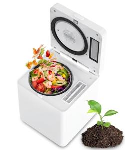 Smart Electric Composter with LED Display, 3L