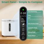 4L Smart Electric Composter for Kitchen Use