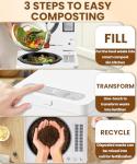 Smart Electric Composter with LED Display, 3L