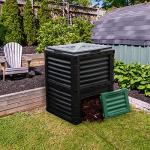Goplus 80 Gallon Outdoor Compost Bin with Lid