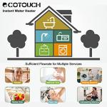 ECOTOUCH 14kW Instant Electric Water Heater Black