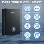 ECOTOUCH 14kW Instant Electric Water Heater Black