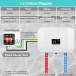 Kweetle 6000W Electric Tankless Water Heater