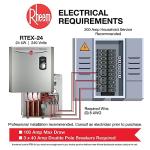 Rheem RTEX-24 24kW Electric Tankless Water Heater