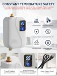 Instant Electric Tankless Water Heater for Kitchen