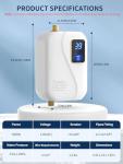 Instant Electric Tankless Water Heater for Kitchen