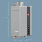Rheem Indoor Tankless Natural Gas Water Heater, 9.5 GPM