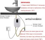 Instant Hot Water Heater for Kitchen & Bathroom