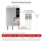 ThermoMate 11kW Electric Instant Water Heater