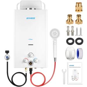 Kohree Portable Tankless Propane Water Heater, 10L