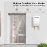 MIZUDO Outdoor Tankless Propane Water Heater 5.1 GPM
