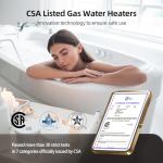 MIZUDO Outdoor Tankless Propane Water Heater 5.1 GPM
