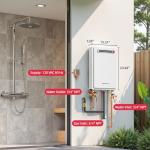 MIZUDO Outdoor Tankless Propane Water Heater 5.1 GPM